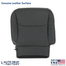 2020 Fits Dodge Ram 1500 Quad Cab Genuine Leather Jump Seat Bottom Cover Black - OEM-Style Replacement Seat Cover