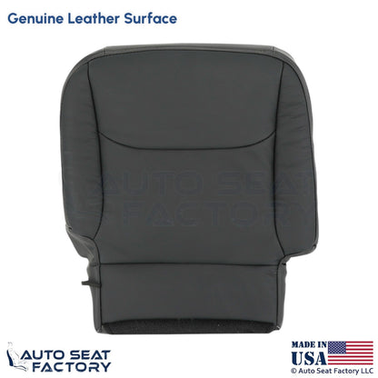 2020 Fits Dodge Ram 1500 Quad Cab Genuine Leather Jump Seat Bottom Cover Black - OEM-Style Replacement Seat Cover