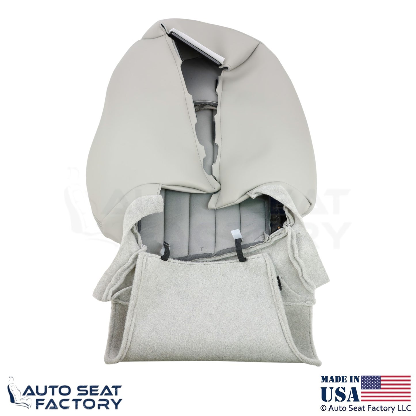 2008-2012 For Infiniti EX35 Genuine Leather Front Passenger Top Seat Cover Wheat - OEM-Style Replacement Seat Cover