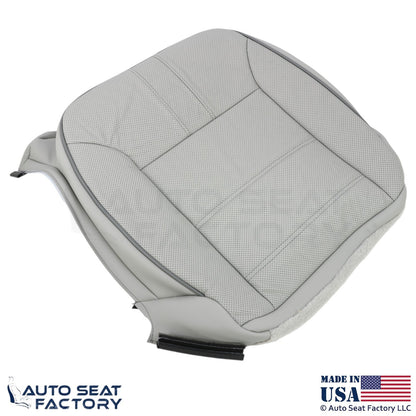 2010-2013 Fits Mercedes Benz R-Class Genuine Leather Front Bottom Covers Gray - OEM-Style Replacement Seat Cover