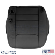 1999-2001 Fits Lincoln Town Car Genuine Leather Front Seat Covers Deep Charcoal - OEM-Style Replacement Seat Cover