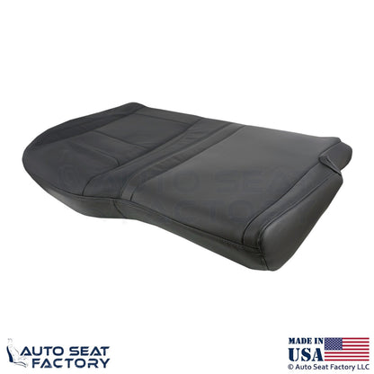 2020 Fits Dodge Ram 1500 Genuine Leather Rear Bench Driver Side Bottom Cover BLK - OEM-Style Replacement Seat Cover