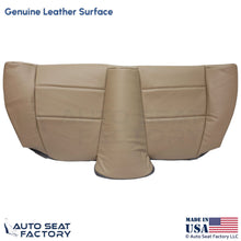 1998-2000 For BMW 323i Convertible Genuine Leather Rear Bench Bottom Cover Sand - OEM-Style Replacement Seat Cover
