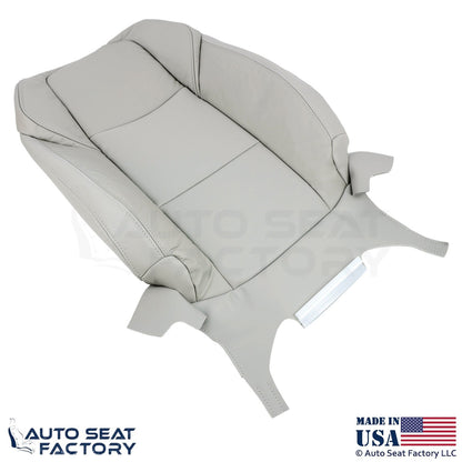 2013-2019 Fits Cadillac ATS Leatherette Front Passenger Top Cover Light Platinum - OEM-Style Replacement Seat Cover