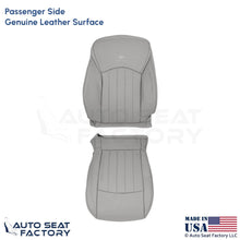 2008-2010 Fits Infiniti EX35 Genuine Leather Front Passenger Seat Covers Stone - OEM-Style Replacement Seat Cover