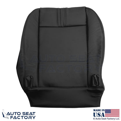 2003-2010 Fits BMW X3 Leatherette Front Driver Bottom Replacement Cover Black - OEM-Style Replacement Seat Cover