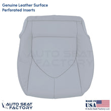 2020-2024 Fits Toyota Highlander Genuine Leather Driver Bottom Cover Graphite - OEM-Style Replacement Seat Cover