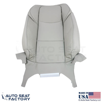 2013-2019 Fits Cadillac ATS Leatherette Front Driver Top Seat Cover Lt. Platinum - OEM-Style Replacement Seat Cover