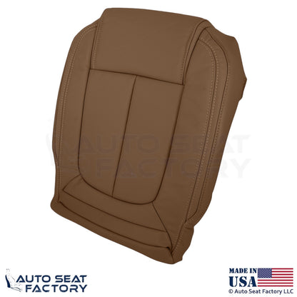 2014-2016 Fits Buick LaCrosse Genuine Leather Front Bottom Covers Choccachino - OEM-Style Replacement Seat Cover