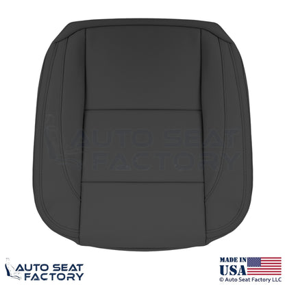 2008-2013 Fits Volvo C70 Leather Perf. Front Replacement Seat Covers Offblack - OEM-Style Replacement Seat Cover