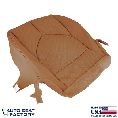 2020-2024 Fits Toyota Highlander Genuine Leather Passenger Bottom Cover Brown - OEM-Style Replacement Seat Cover
