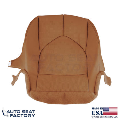 2020-2024 Fits Toyota Highlander Genuine Leather Bottom Covers Glazed Caramel - OEM-Style Replacement Seat Cover