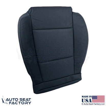 2013-2019 Fits Cadillac ATS Leatherette Perf Front Passenger Side Covers Black - OEM-Style Replacement Seat Cover