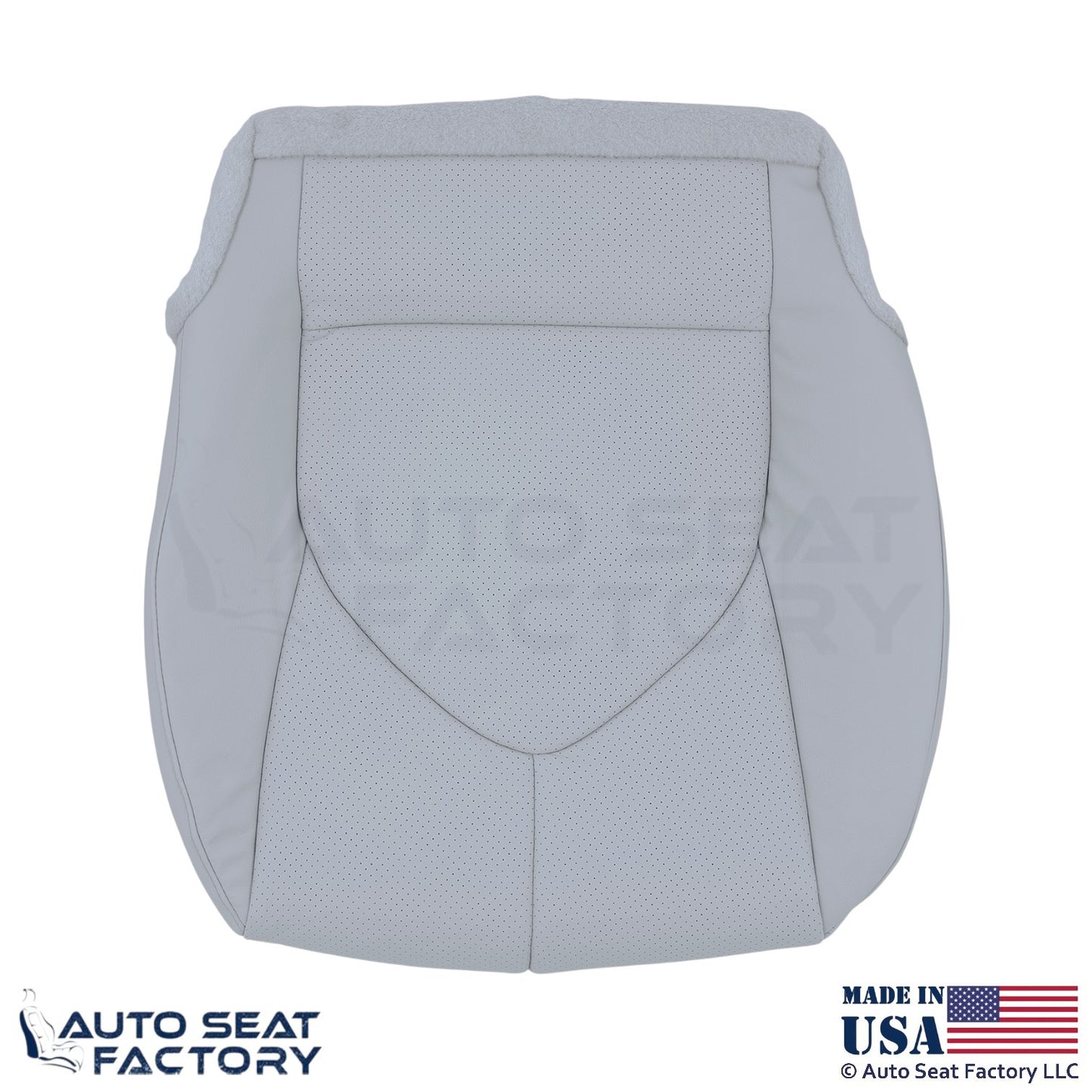 2020-2024 Fits Toyota Highlander Genuine Leather Front Bottom Covers Graphite - OEM-Style Replacement Seat Cover