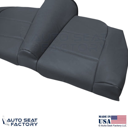 1998-2000 For BMW 323i Convertible Genuine Leather Rear Bench Bottom Cover Black - OEM-Style Replacement Seat Cover