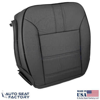 2010-2013 Fits Mercedes Benz R-Class Genuine Leather Front Bottom Covers Black - OEM-Style Replacement Seat Cover
