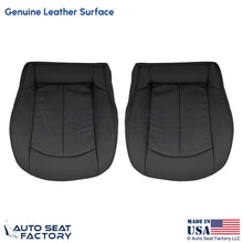 2009 Fits Mercedes Benz CLK350 Genuine Leather Front Bottom Seat Covers Black - OEM-Style Replacement Seat Cover
