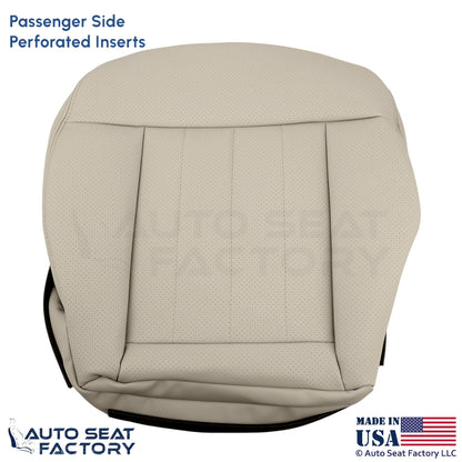 2014-2016 Fits Mercedes Benz E550 Leatherette Perf. Passenger Bottom Cover Silk - OEM-Style Replacement Seat Cover