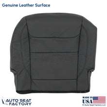 2020 Fits Dodge Ram 1500 Genuine Leather Rear Bench Passenger Bottom Cover Black - OEM-Style Replacement Seat Cover