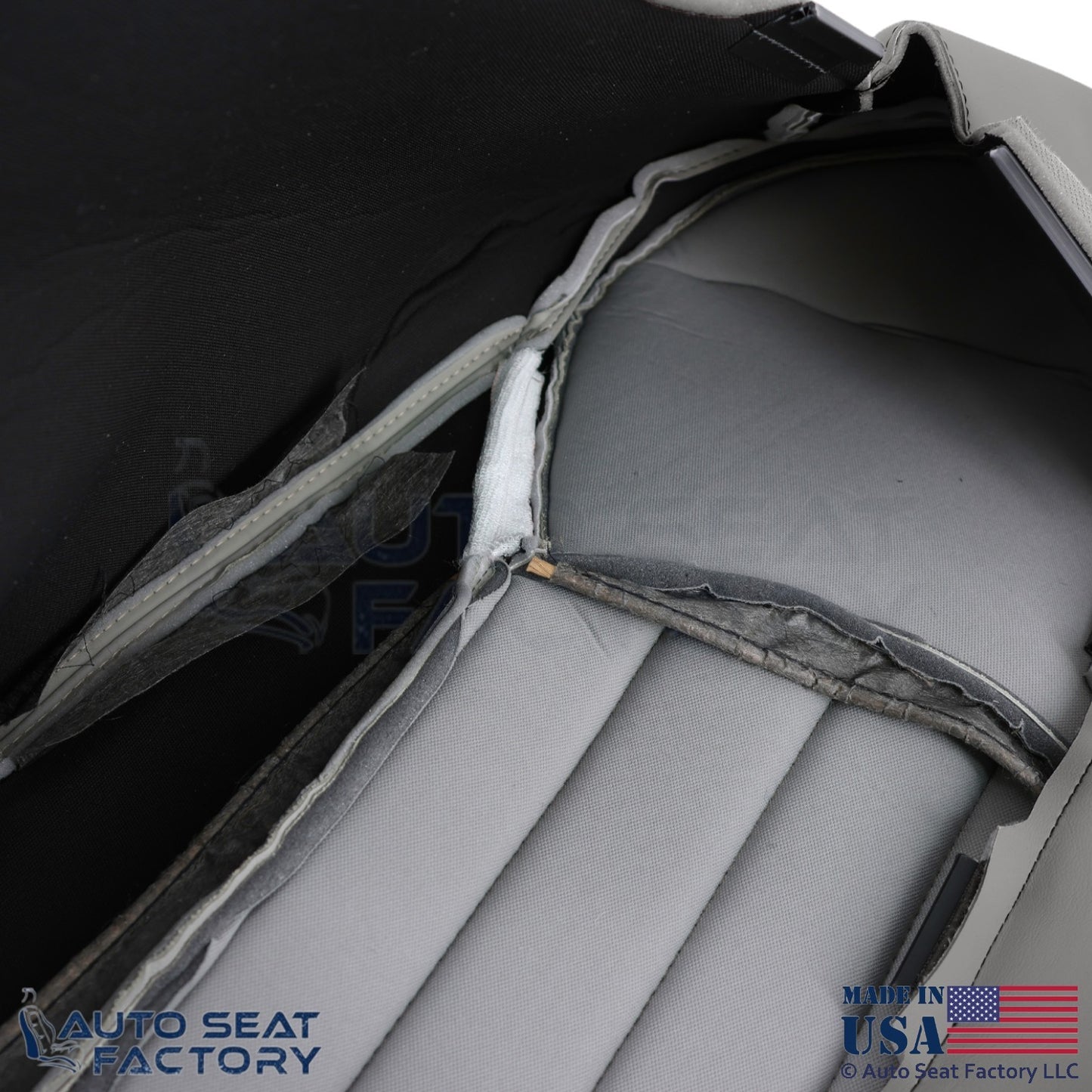 2008-2010 Fits Infiniti EX35 Genuine Leather Front Driver Top Seat Cover Stone - OEM-Style Replacement Seat Cover