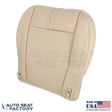 2003-2010 Fits BMW X3 Leatherette Front Driver Bottom Seat Cover Sand Beige - OEM-Style Replacement Seat Cover
