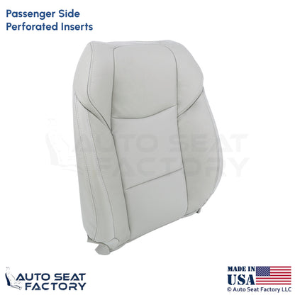 2015-2019 Fits Cadillac ATS Leatherette Front Passenger Top Cover Light Neutral - OEM-Style Replacement Seat Cover
