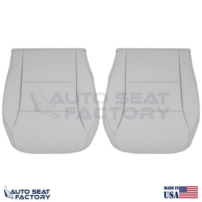 For 2014 2015 Mercedes Benz CLA 250 Left & Right Bottom Gray Vinyl Seat Covers - OEM-Style Replacement Seat Cover