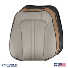 Replacement Fits 2011 - 2015 Lincoln MKX Driver Side Top Perforated Seat Cover - OEM-Style Replacement Seat Cover