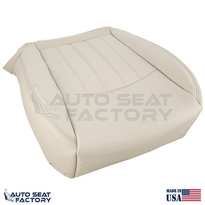 2014 - 2017 Fits Infiniti QX50 PASSENGER Top & Bottom Wheat Vinyl Seat Covers - OEM-Style Replacement Seat Cover