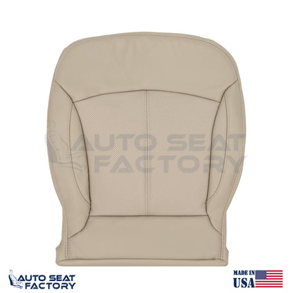Fits 2010 - 2013 Buick Lacrosse Driver Bottom Vinyl Seat Cover, Perforated - OEM-Style Replacement Seat Cover