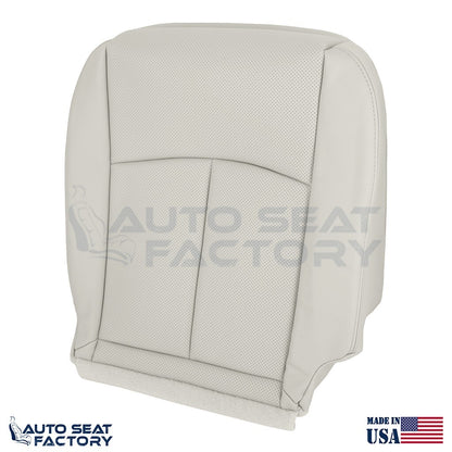 2014 - 2020 Fits Infiniti Q50 PASSENGER Bottom Gray Vinyl Seat Cover, PERFORATED - OEM-Style Replacement Seat Cover