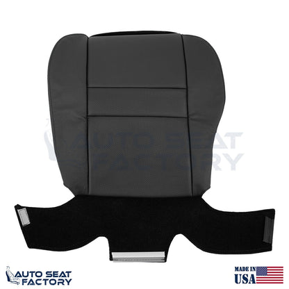 For 2006 2007 Chevy Monte Carlo Left & Right Bottom Perf Black Vinyl Seat Covers - OEM-Style Replacement Seat Cover