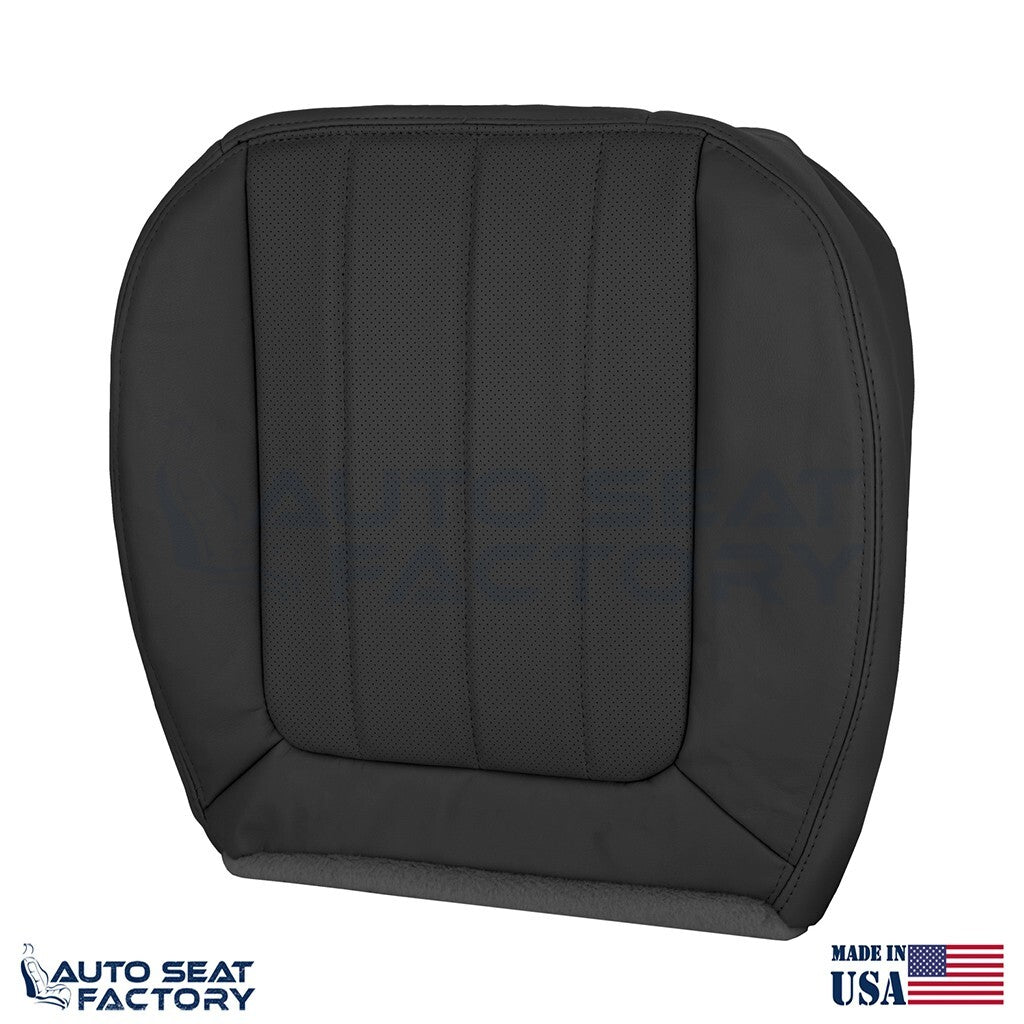 2003 - 2006 Fits Lincoln LS PASSENGER Bottom Black Vinyl Seat Cover, Perforated - OEM-Style Replacement Seat Cover