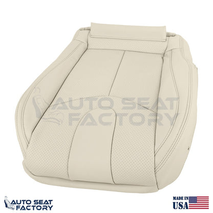 2009 - 2013 Fits Infiniti G37 CONVERTIBLE 2PC Bottom Tan Vinyl Seat Cover, Perf. - OEM-Style Replacement Seat Cover