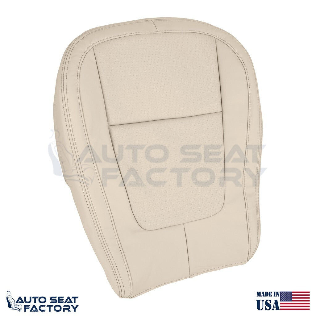 2009 - 2015 Fits Jaguar XF X2 PASSENGER Bottom Tan Leather Seat Cover, Perf. - OEM-Style Replacement Seat Cover