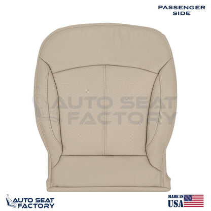 Fits 2010 - 2013 Buick LaCrosse RIGHT Top & Bottom Tan Vinyl Seat Covers, Perf. - OEM-Style Replacement Seat Cover