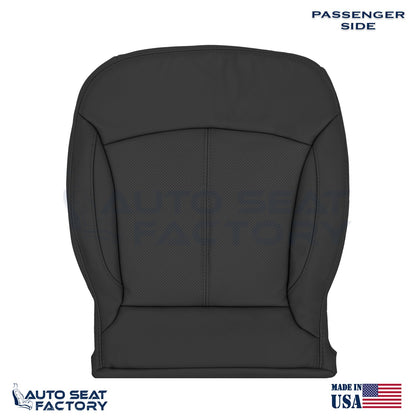 Fits 2010 -2013 Buick LaCrosse RIGHT Top & Bottom Blk Leather Seat Covers, Perf - OEM-Style Replacement Seat Cover