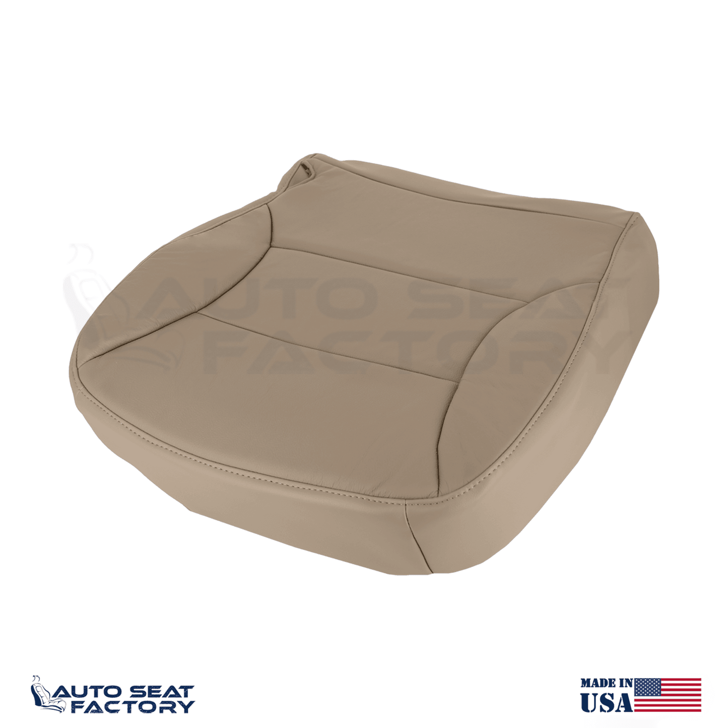 Fits 1997 - 2001 Ford Expedition Front Bucket Tan Vinyl Replacement Seat Covers - OEM-Style Replacement Seat Cover