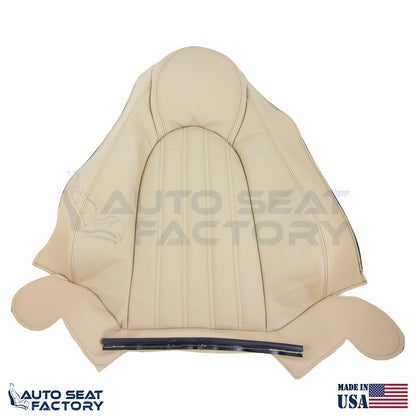 Fits 1997 - 2000 Jaguar XK8 Driver & Passenger Cashmere Leather Seat Covers - OEM-Style Replacement Seat Cover