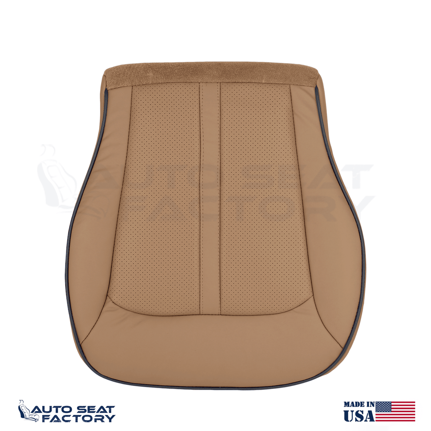 2011 -2015 Lincoln MKX Perf Left & Right Bottom Canyon Vinyl Seat Cover - OEM-Style Replacement Seat Cover