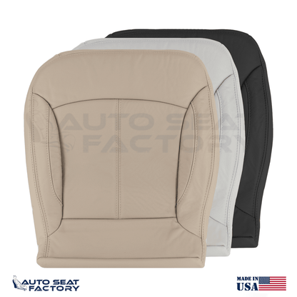 Fits 2010 - 2013 Buick Lacrosse PASSENGER Bottom SOLID Leather Seat Cover - OEM-Style Replacement Seat Cover