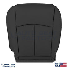2014 - 2020 Fits Infiniti Q50 LEFT & RIGHT Bottom Black Vinyl Seat Covers, PERF. - OEM-Style Replacement Seat Cover