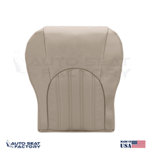2001 - 2005 Fits Jaguar XK8 XKR Driver Bottom SDC Coffee Leather Seat Cover - OEM-Style Replacement Seat Cover