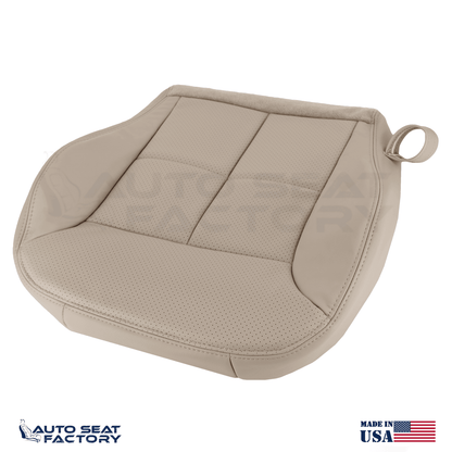 Fits 2007 -2010 Lincoln MKX Perforated Driver Bottom Cashmere Leather Seat Cover - OEM-Style Replacement Seat Cover