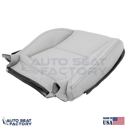 Fits 2012 - 2016 Mercedes Benz SLK PASSENGER Bottom Gray Seat Cover - OEM-Style Replacement Seat Cover