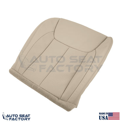 Fits 2006 - 2011 Cadillac DTS PASSENGER Bottom Cashmere Vinyl Seat Cover, Perf. - OEM-Style Replacement Seat Cover