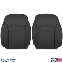 2014 - 2017 Fits Infiniti QX50 Driver & Passenger Top Black Leather Seat Covers - OEM-Style Replacement Seat Cover