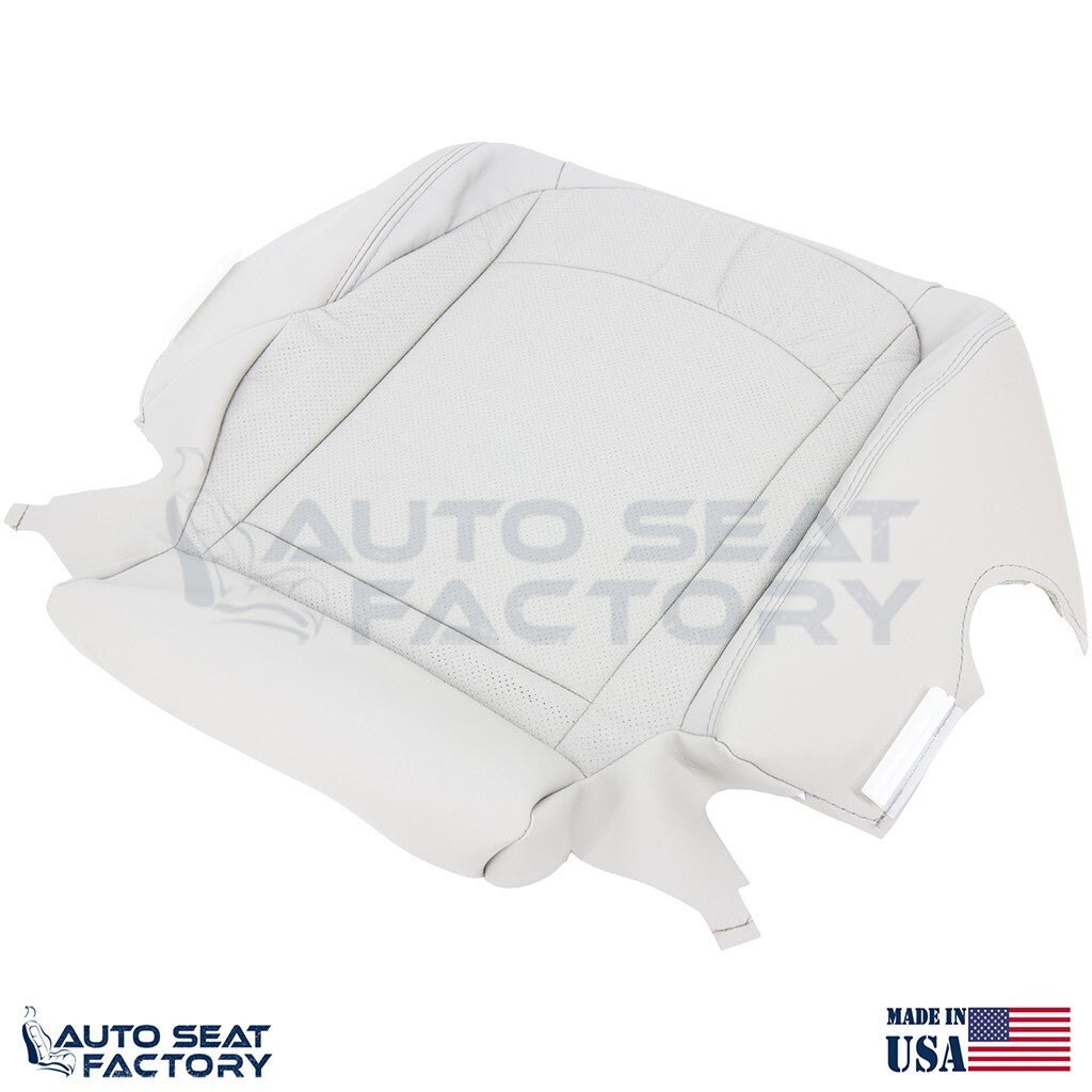 2011 - 2013 Fits Nissan Rogue PASSENGER Top & Bottom Perf Gray Vinyl Seat Covers - OEM-Style Replacement Seat Cover