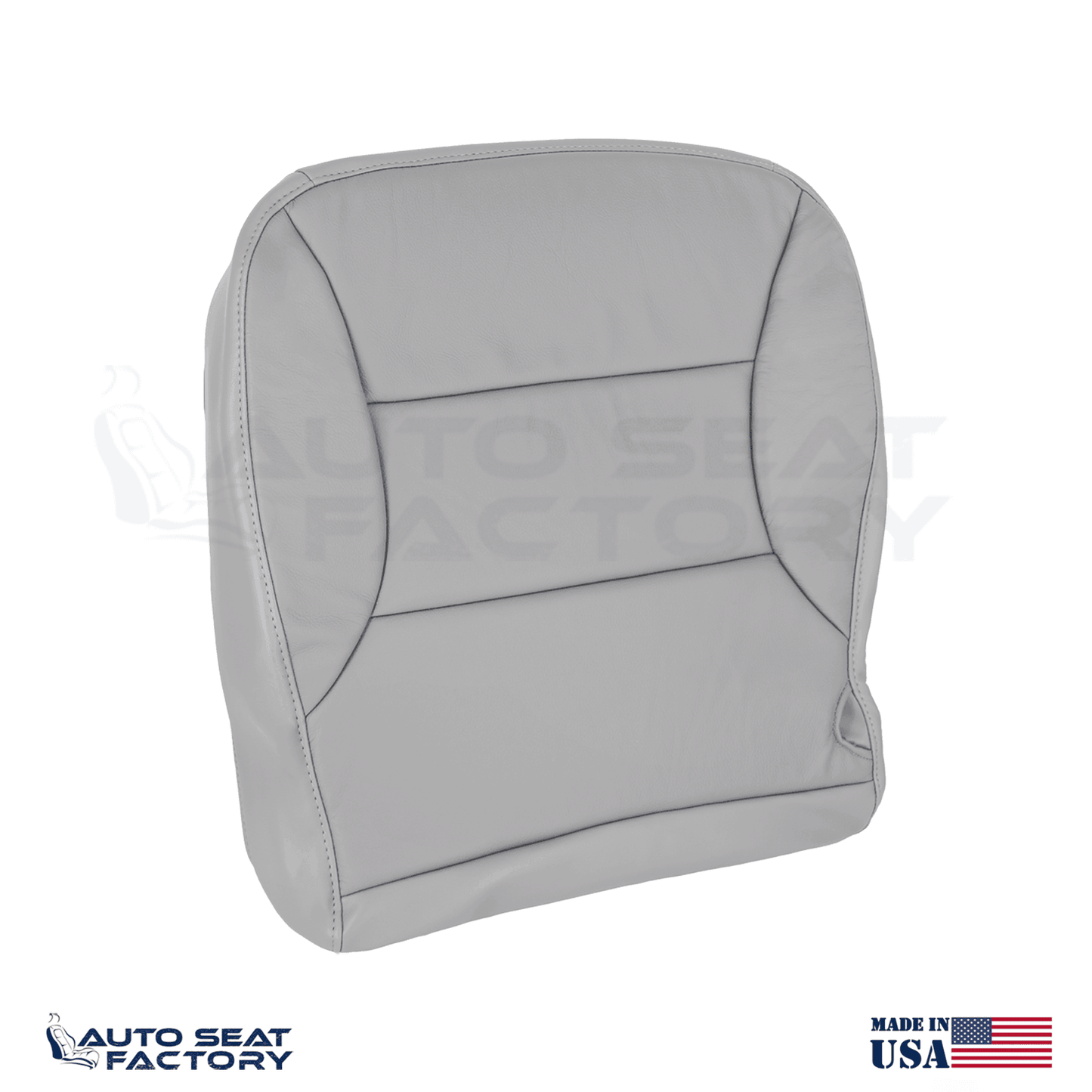 Fits 1997 - 2001 Ford Expedition Front Bucket Gray Vinyl Replacement Seat Covers - OEM-Style Replacement Seat Cover