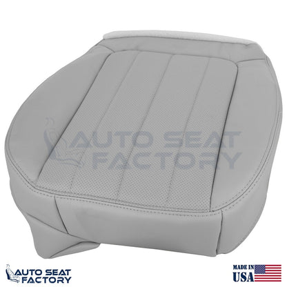 2003 Fits Lincoln LS RIGHT Bottom Med. Ash Leather Seat Cover, Perforated - OEM-Style Replacement Seat Cover